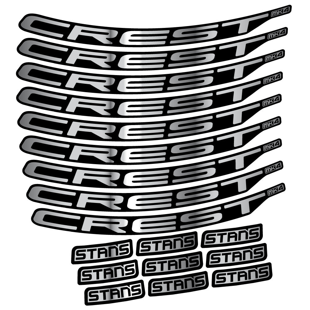 Adesivi Cerchi MTB Stans Crest MK4 Ver.2 in vinile