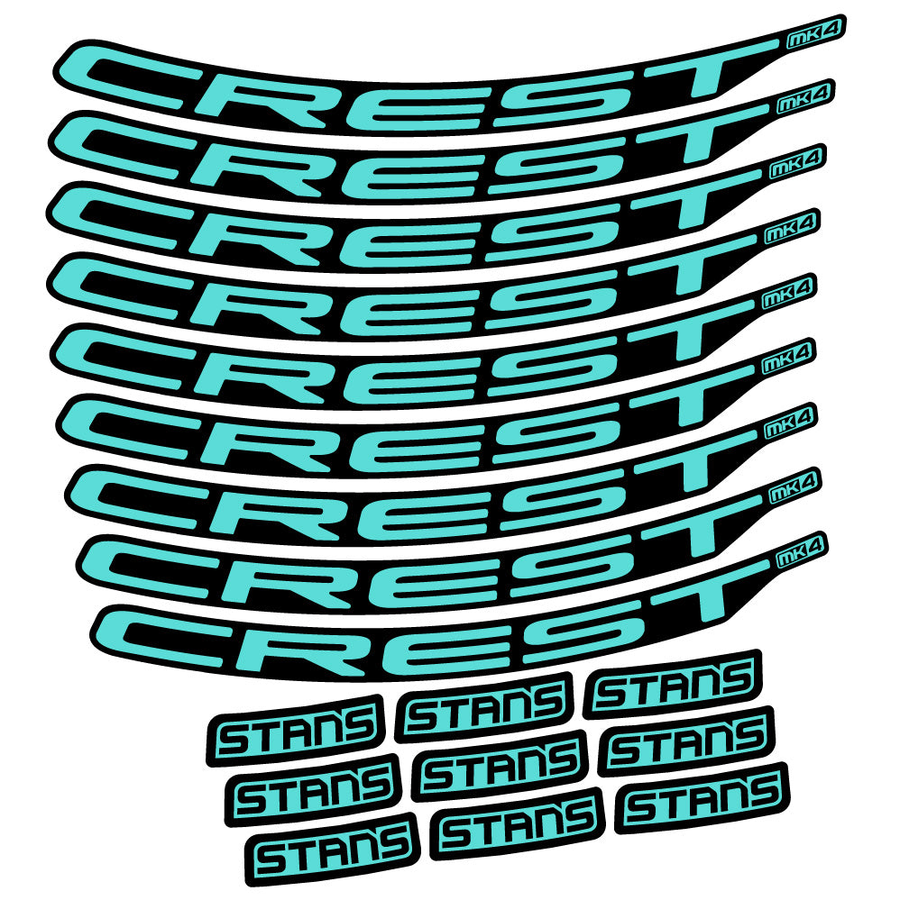 Adesivi Cerchi MTB Stans Crest MK4 Ver.2 in vinile