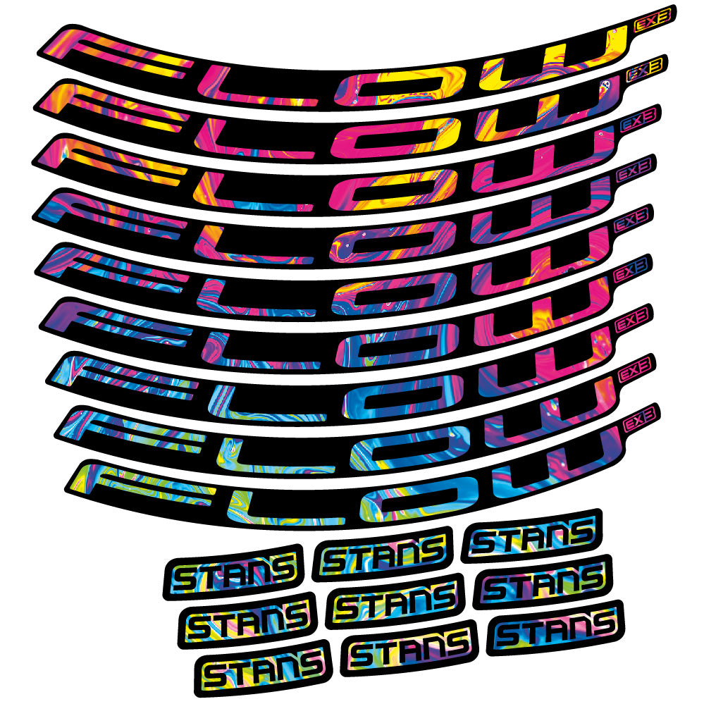 Adesivi Cerchi MTB Stans Flow EX3 Ver.2 in vinile