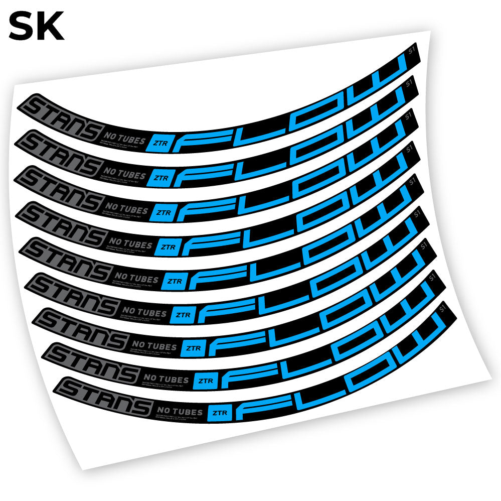Adesivi Cerchi MTB Stans Notubes ZTR Flow S1 2020 in vinile