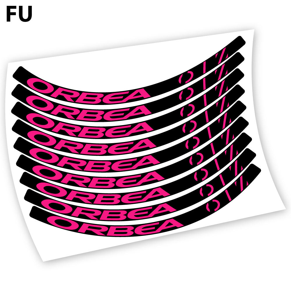 Adesivi Cerchi MTB Orbea Oiz Bikes in vinile - Fucsia