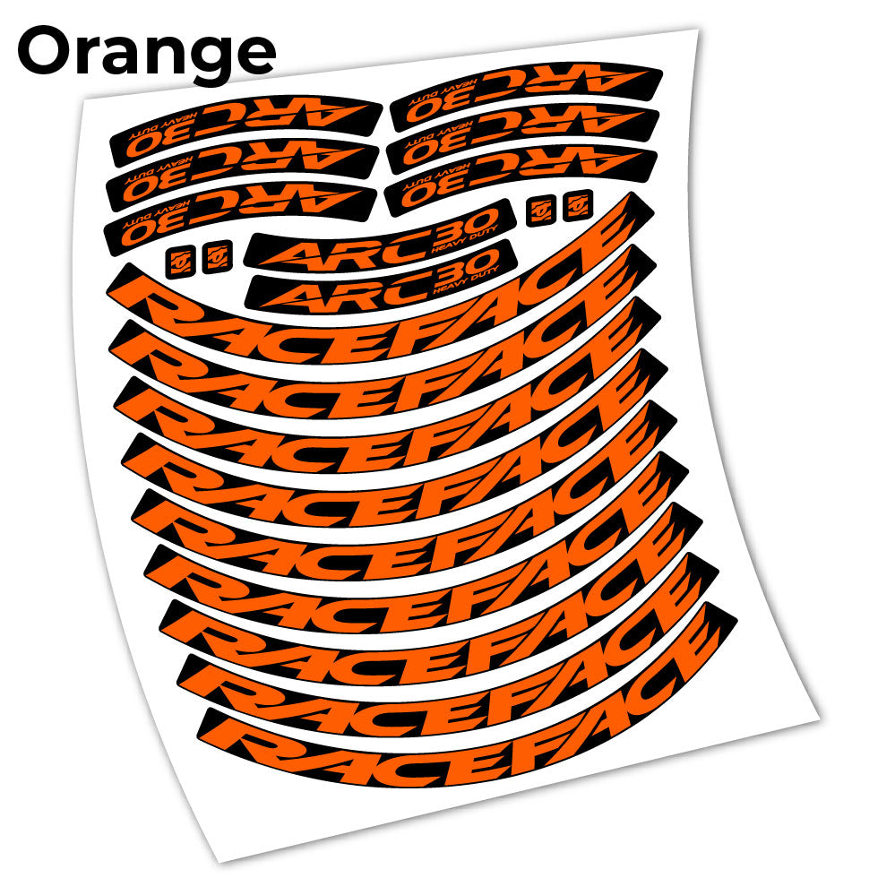 Adesivi Cerchi MTB Raceface ARC30 HD Heavy Duty 2021 in vinile