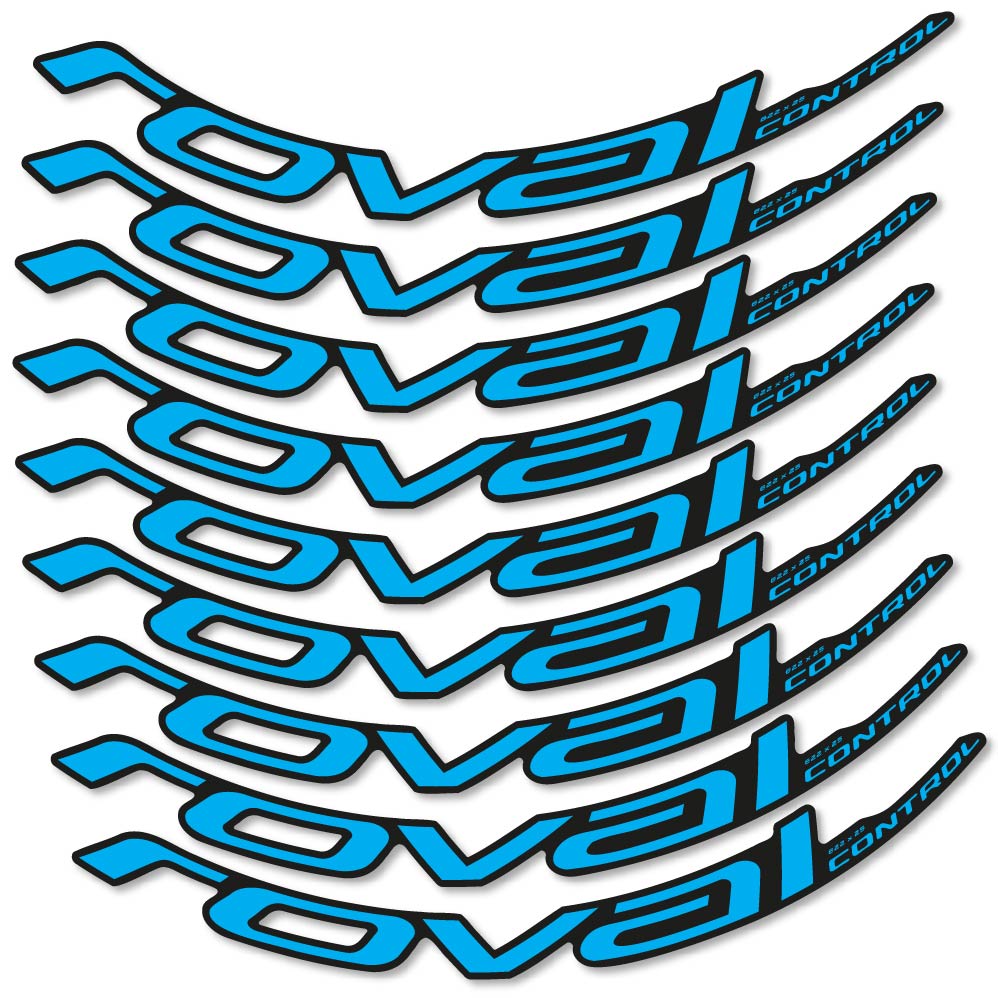 Adesivi Cerchi MTB Roval Control Carbon 2022 in vinile