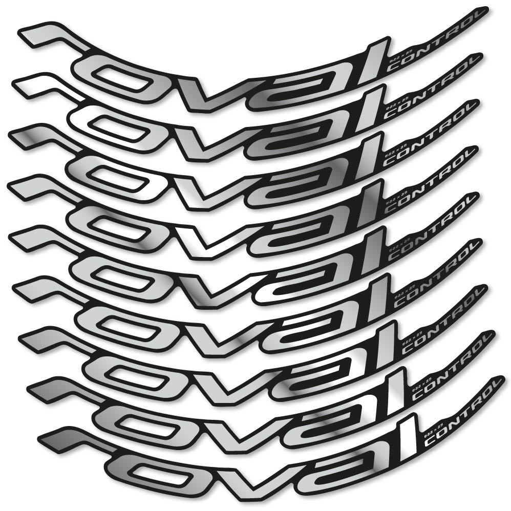 Adesivi Cerchi MTB Roval Control Carbon 2022 in vinile
