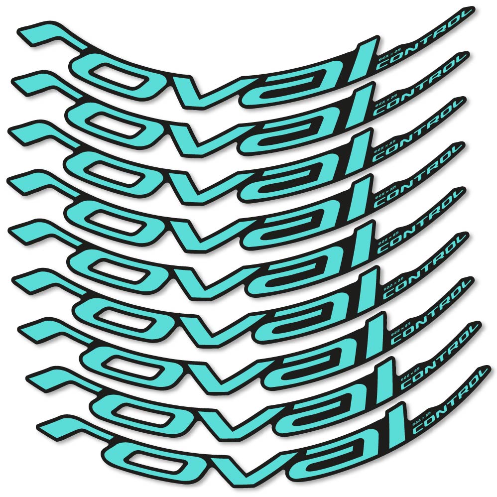 Adesivi Cerchi MTB Roval Control Carbon 2022 in vinile
