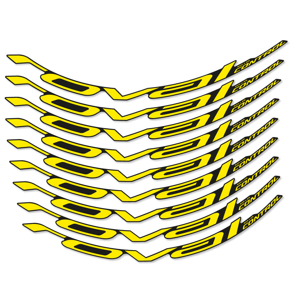 Adesivi Cerchi MTB Roval Control Carbon in vinile