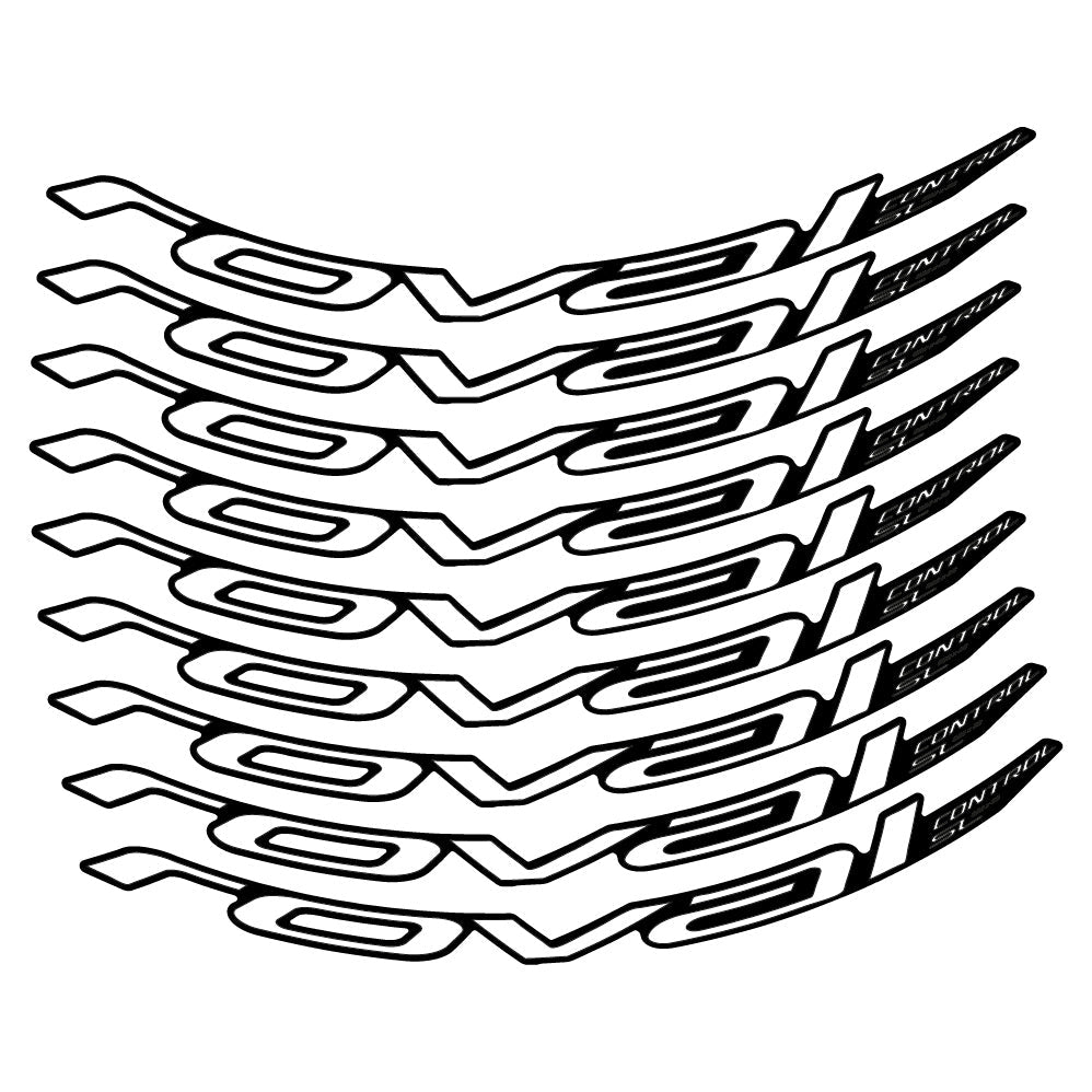 Adesivi Cerchi MTB Roval Control SL 2020 2021 2022 in vinile - Bianco