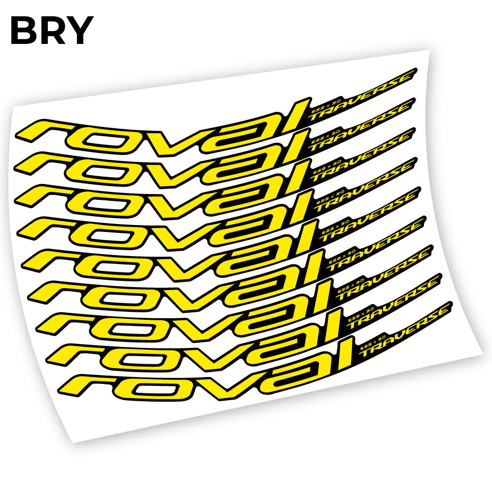 Adesivi Cerchi MTB Roval Traverse Alloy 2019 in vinile