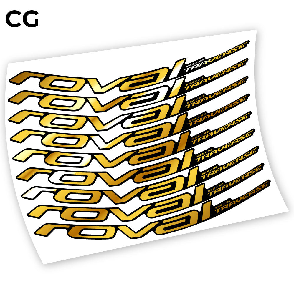 Adesivi Cerchi MTB Roval Traverse Alloy 2019 in vinile
