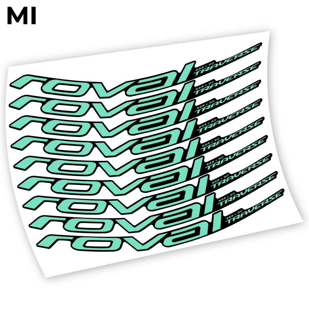 Adesivi Cerchi MTB Roval Traverse Alloy 2019 in vinile