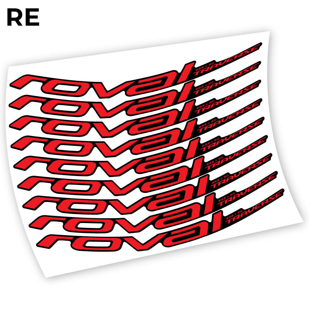 Adesivi Cerchi MTB Roval Traverse Alloy 2019 in vinile