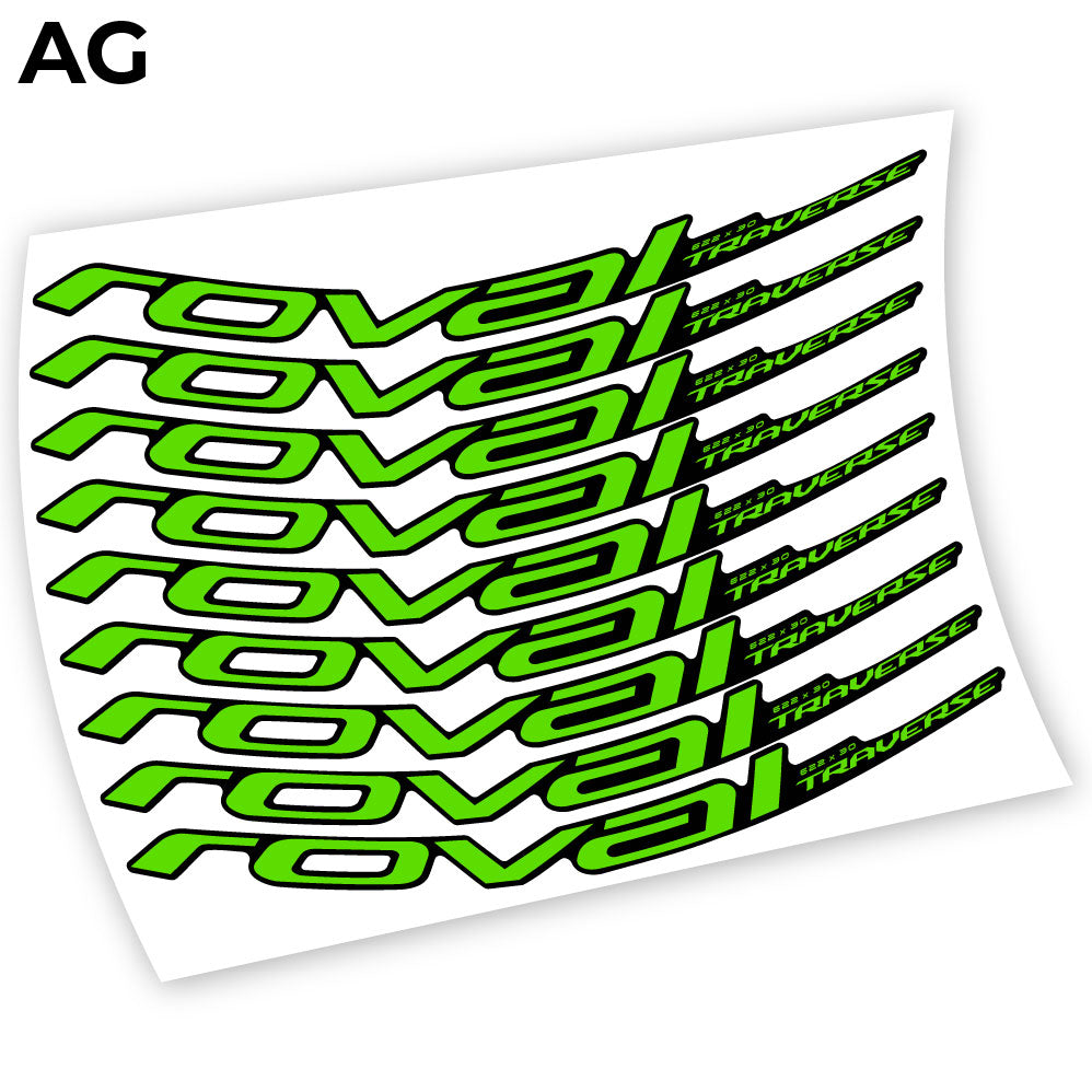 Adesivi Cerchi MTB Roval Traverse Alloy 2019 in vinile