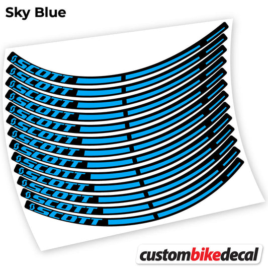 Adesivi Cerchi MTB Scott in vinile