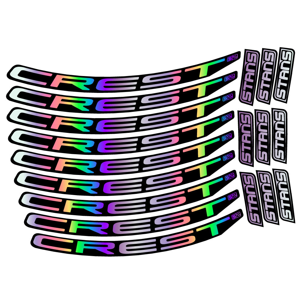 Adesivi Cerchi MTB Stans Crest S2 in vinile