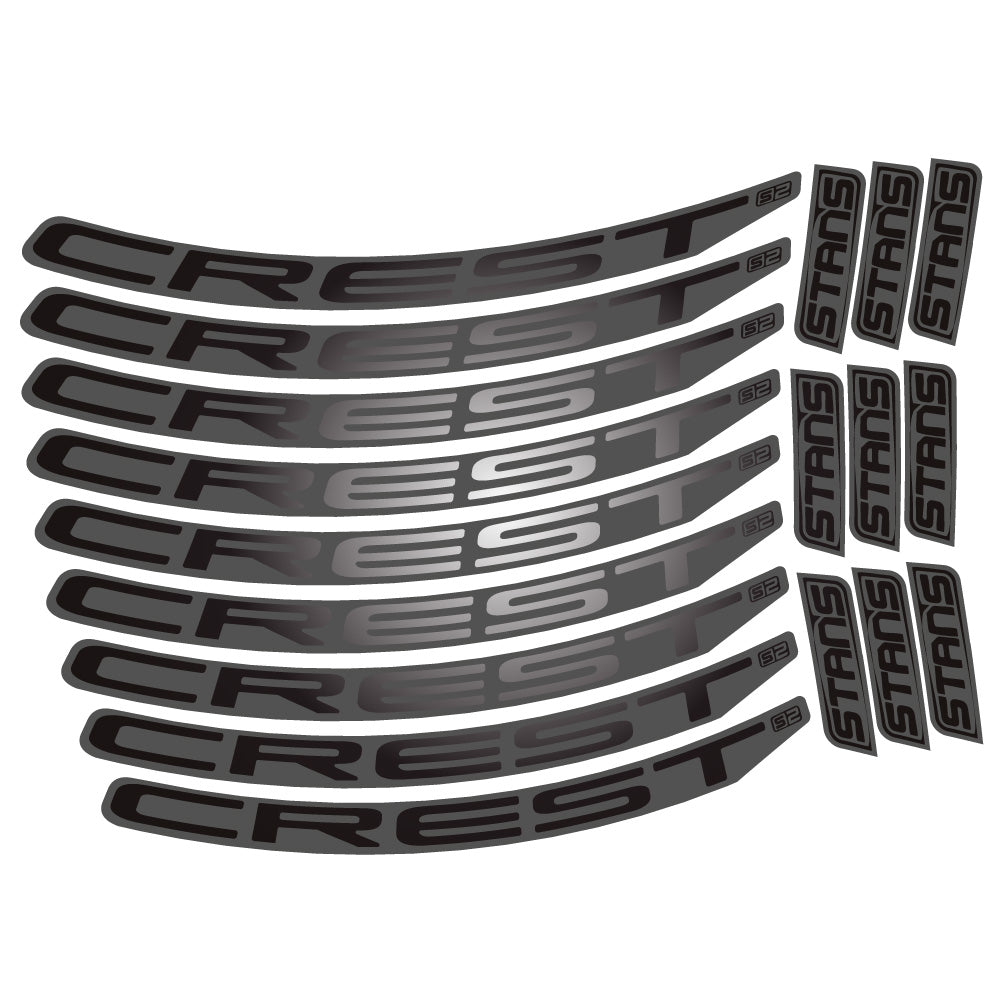Adesivi Cerchi MTB Stans Crest S2 in vinile