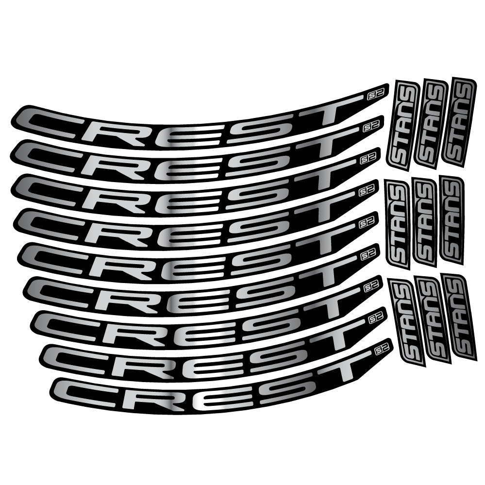 Adesivi Cerchi MTB Stans Crest S2 in vinile