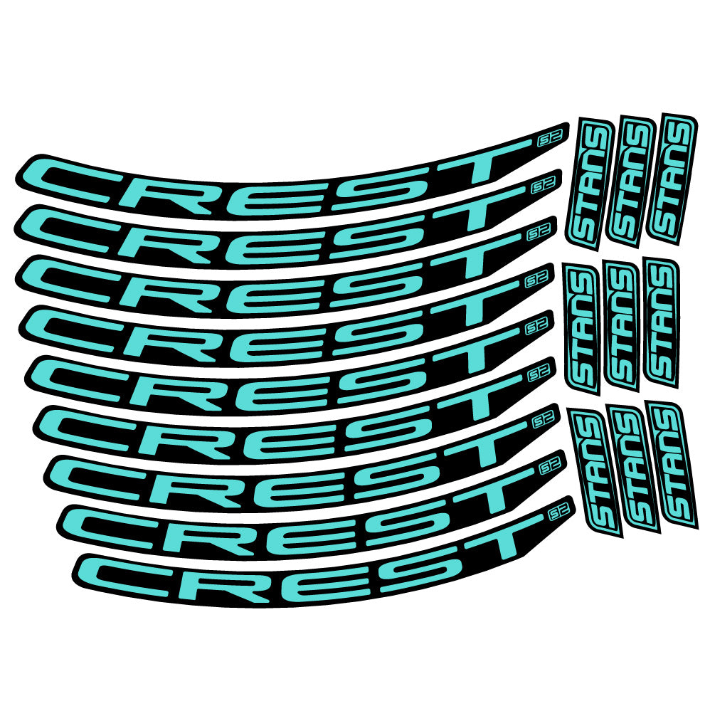 Adesivi Cerchi MTB Stans Crest S2 in vinile