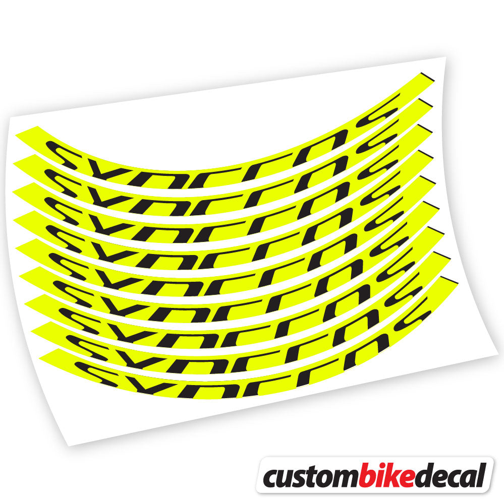 Adesivi Cerchi MTB Syncross Bikes in vinile
