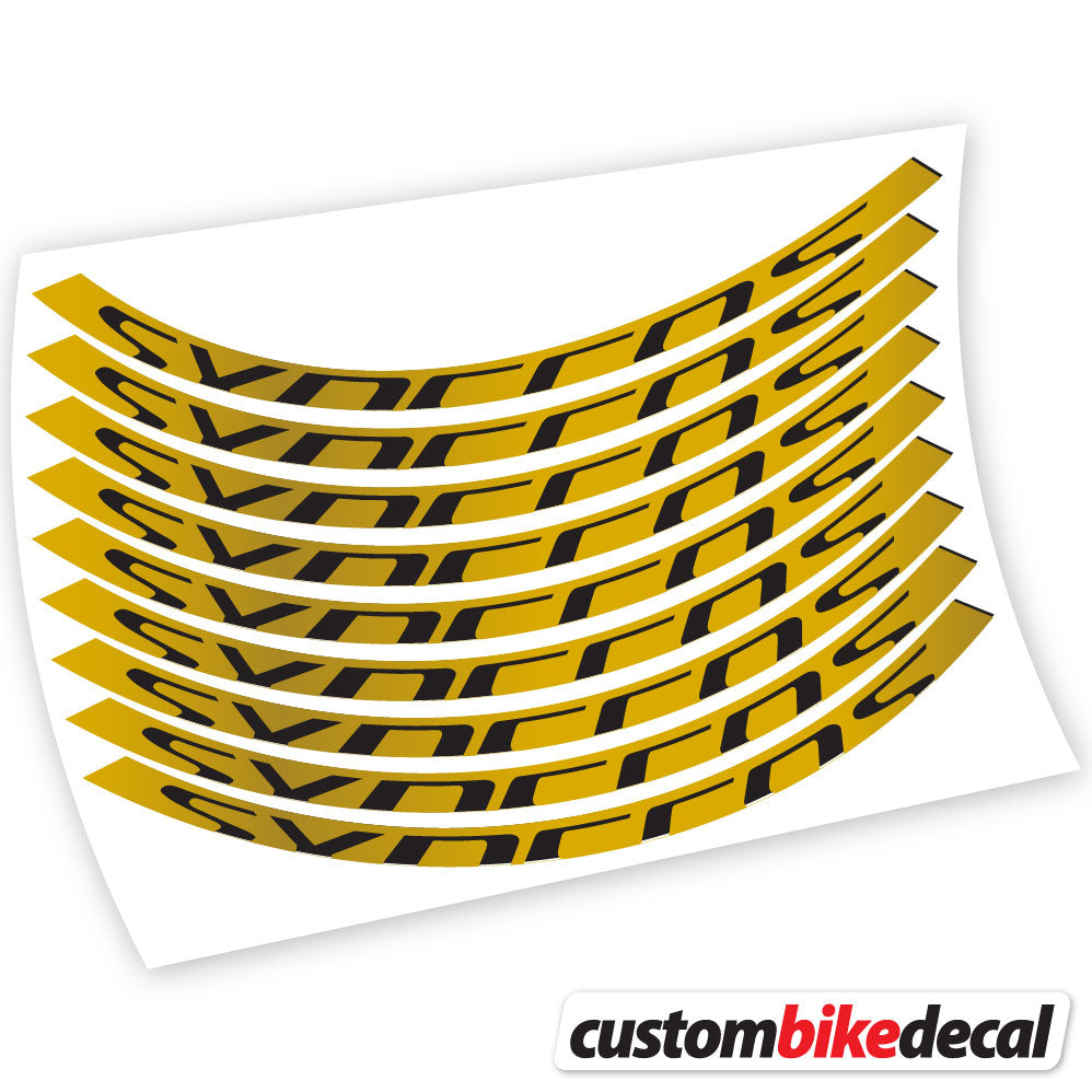 Adesivi Cerchi MTB Syncross in vinile