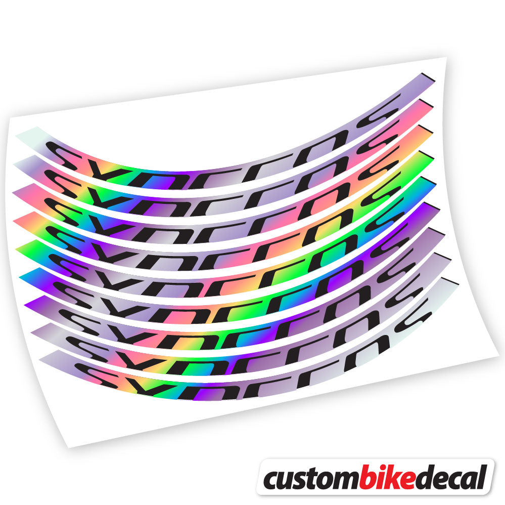 Adesivi Cerchi MTB Syncross in vinile