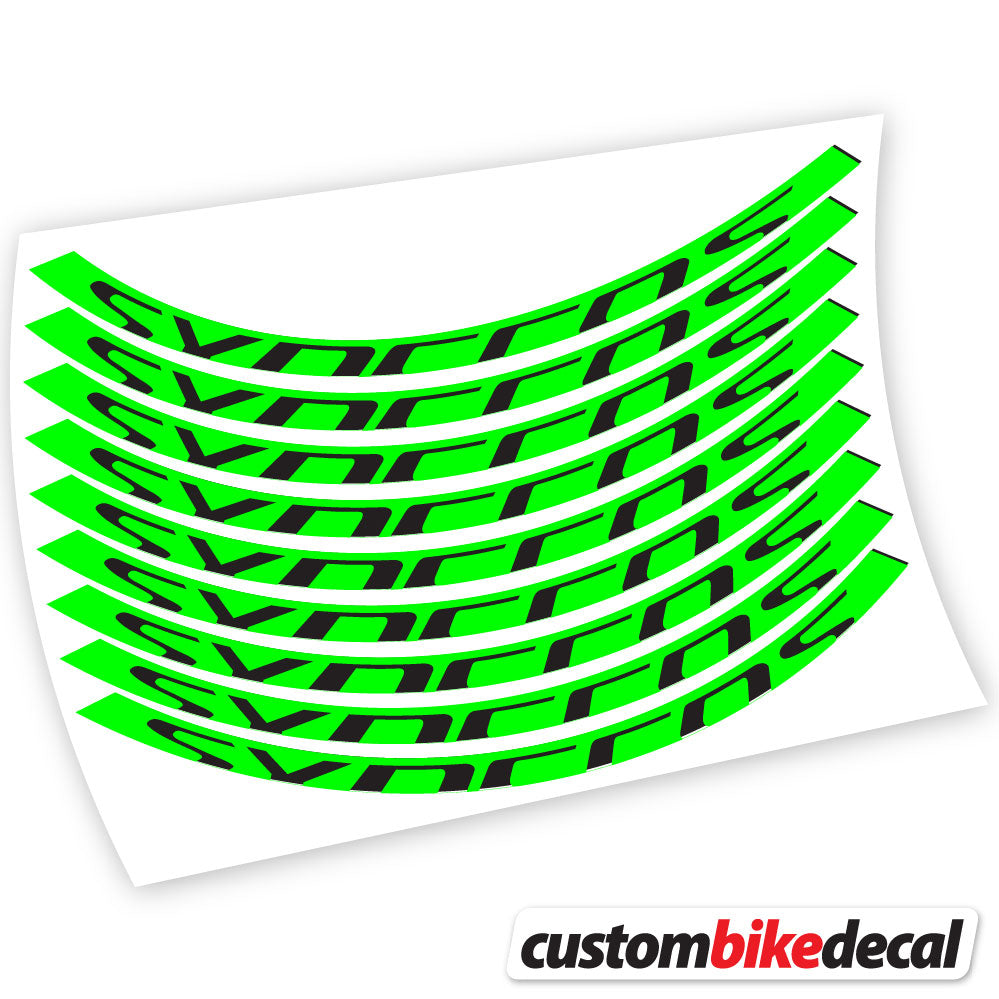 Adesivi Cerchi MTB Syncross in vinile
