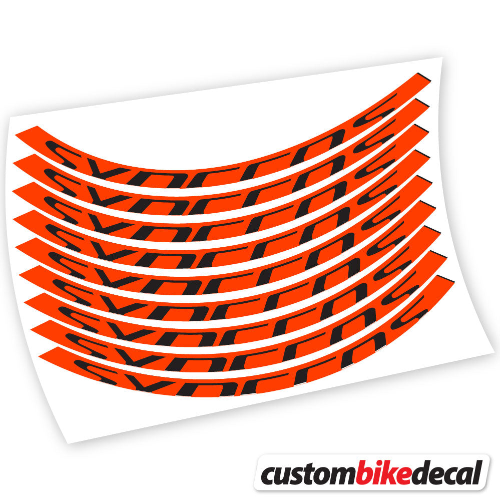 Adesivi Cerchi MTB Syncross in vinile