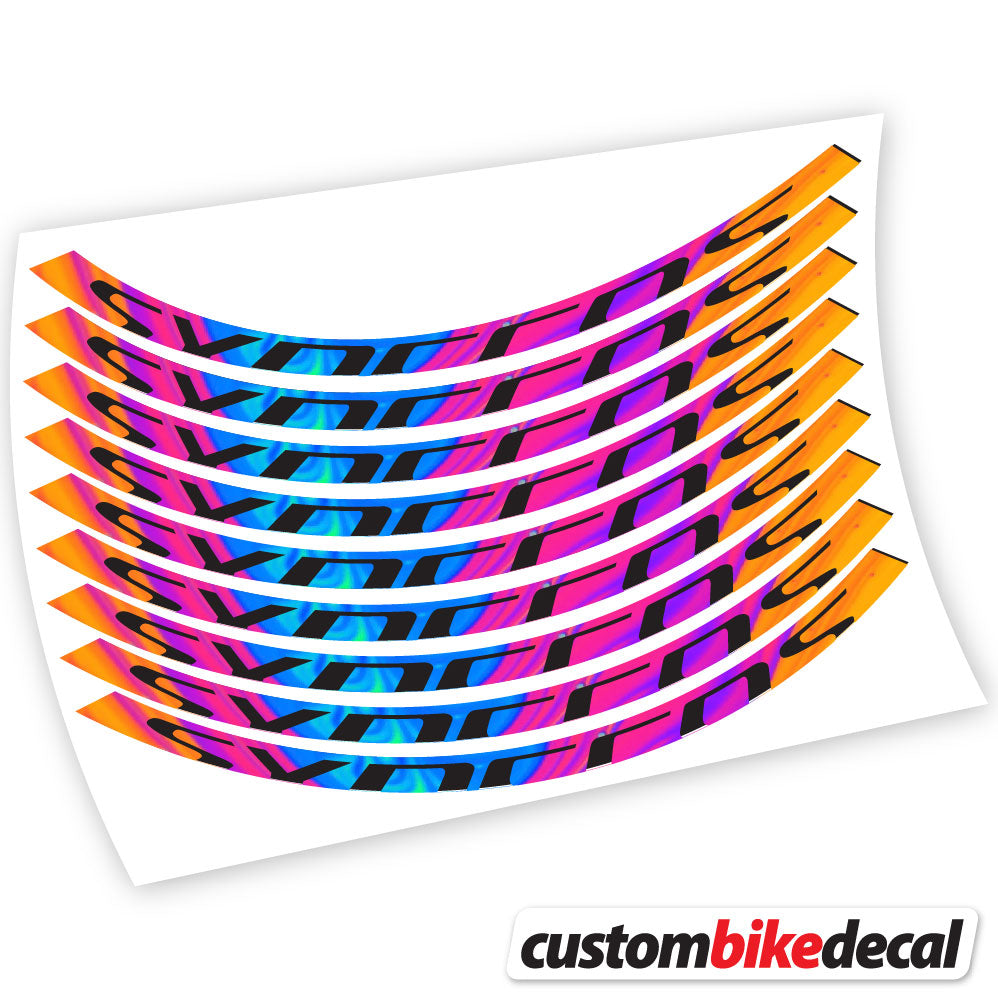 Adesivi Cerchi MTB Syncross in vinile