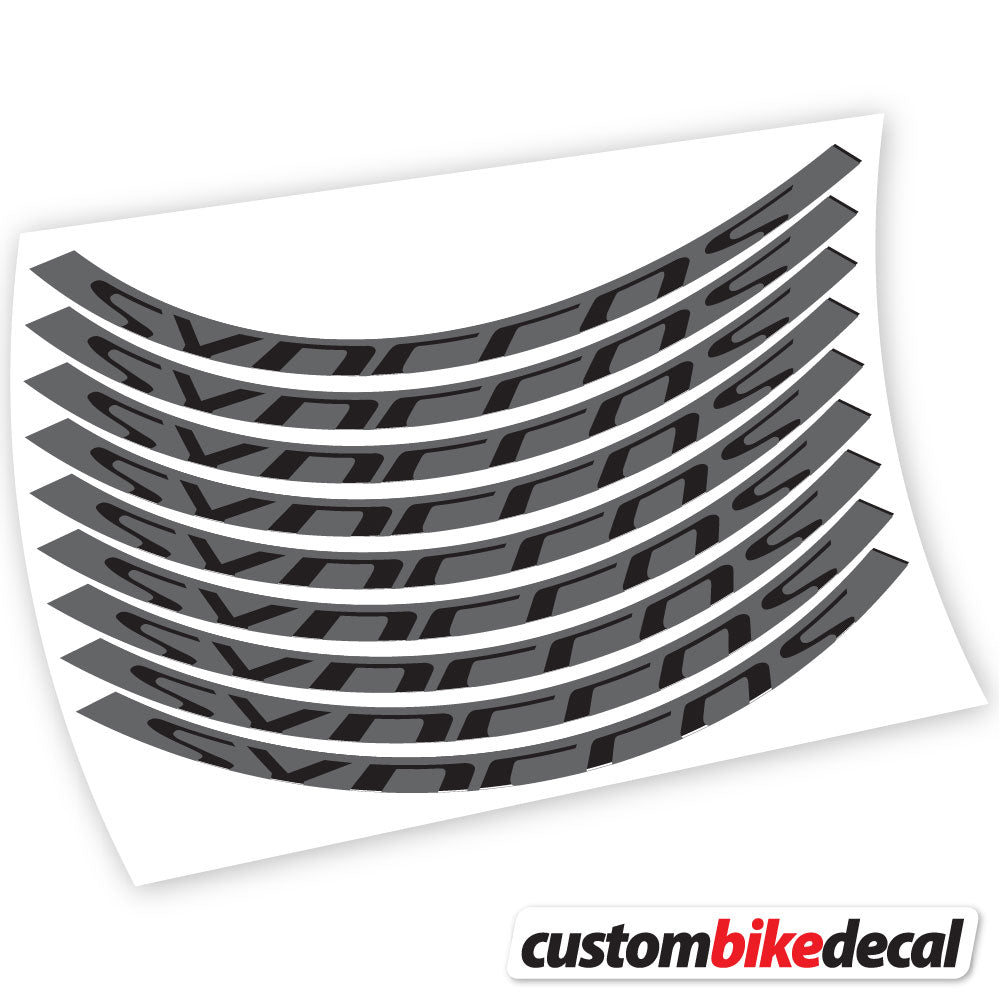 Adesivi Cerchi MTB Syncross in vinile