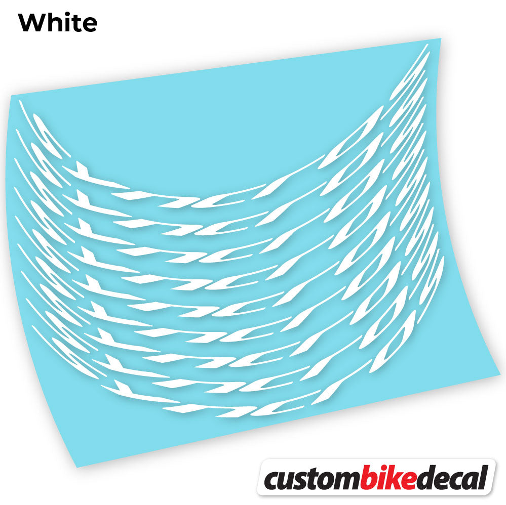 Adesivi Cerchi MTB Syncross in vinile - Bianco