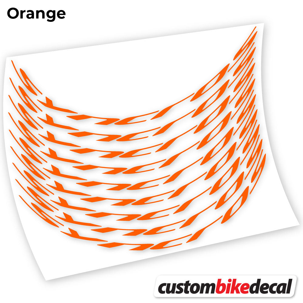 Adesivi Cerchi MTB Syncross in vinile - Arancione
