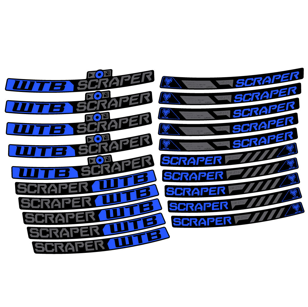 Adesivi Cerchi MTB WTB Scraper i40 in vinile