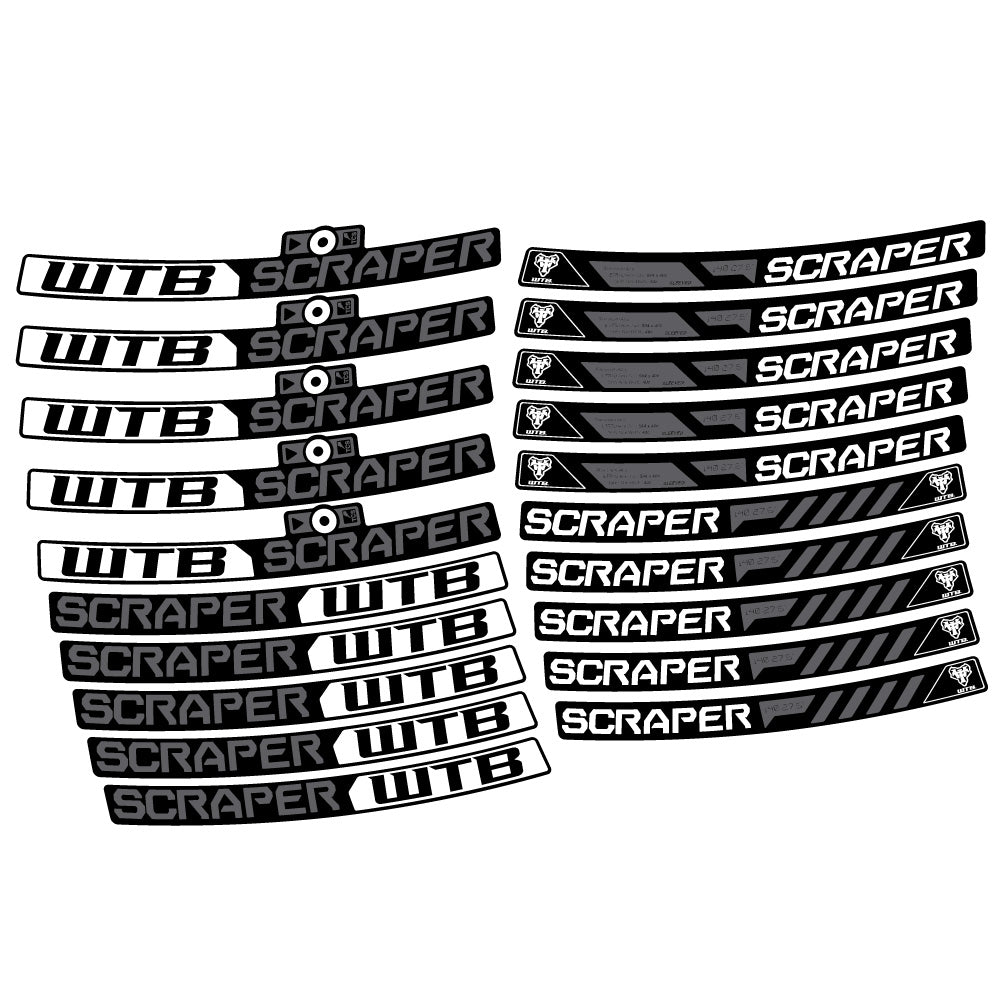 Adesivi Cerchi MTB WTB Scraper i40 in vinile