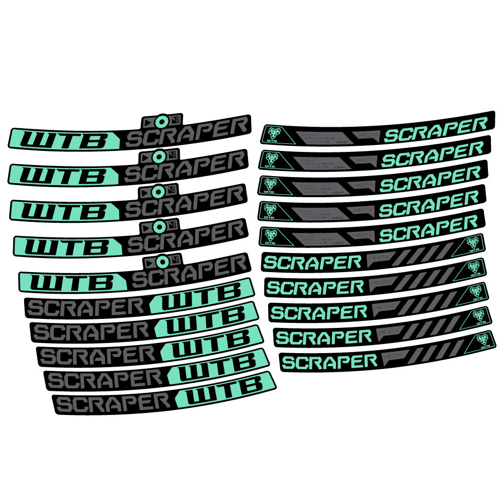 Adesivi Cerchi MTB WTB Scraper i40 in vinile