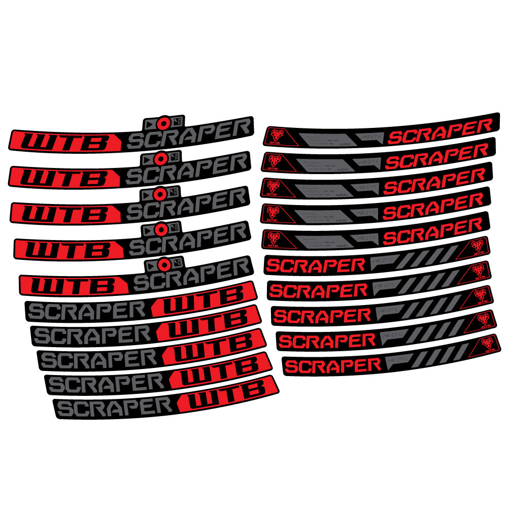 Adesivi Cerchi MTB WTB Scraper i40 in vinile