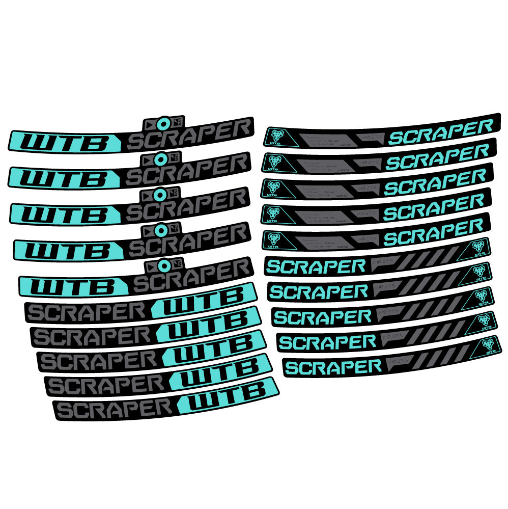 Adesivi Cerchi MTB WTB Scraper i40 in vinile