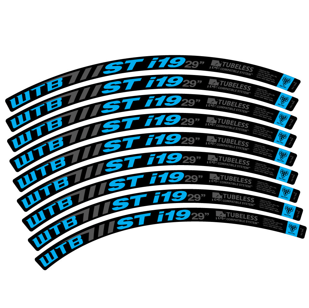 Adesivi Cerchi MTB WTB ST i19 in vinile