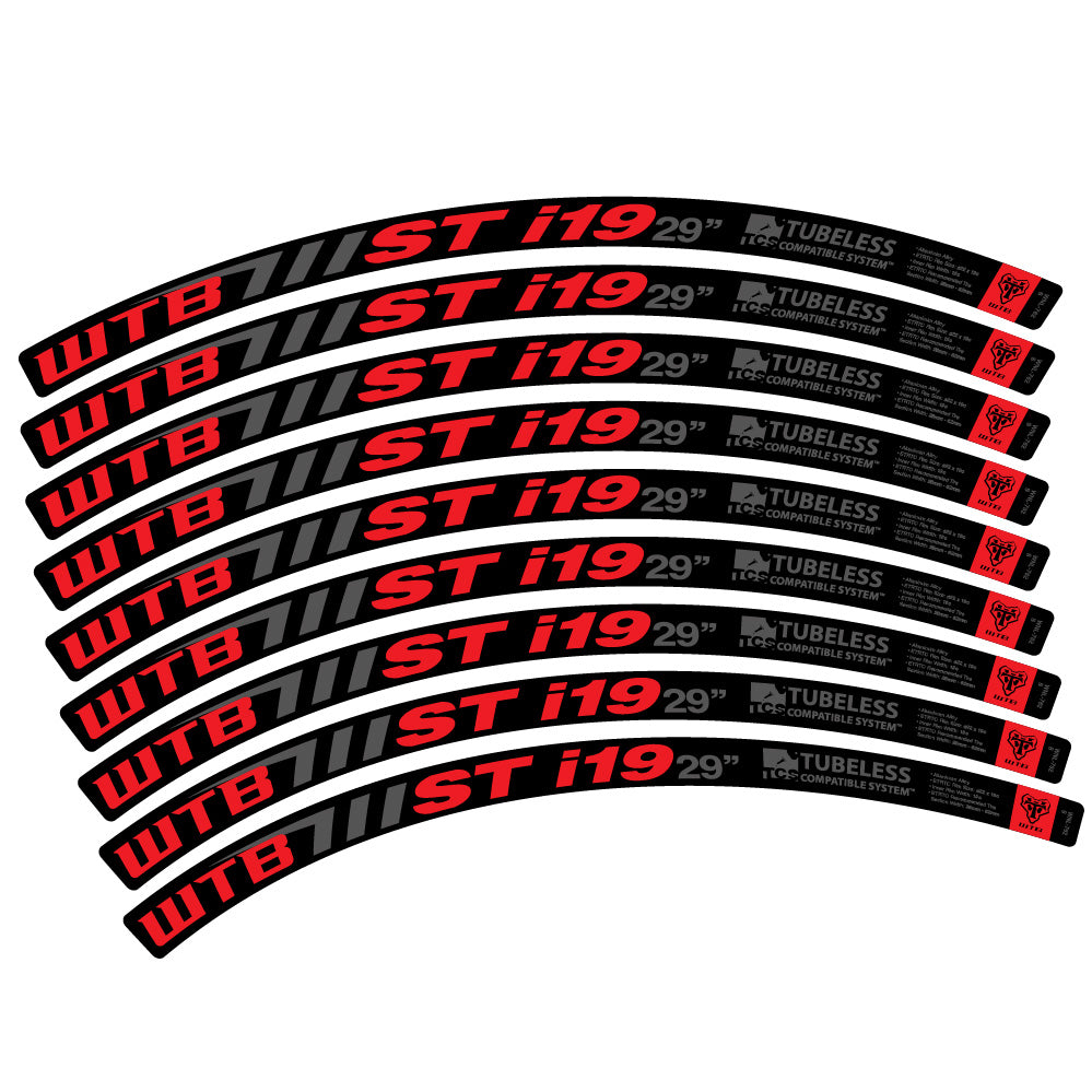 Adesivi Cerchi MTB WTB ST i19 in vinile