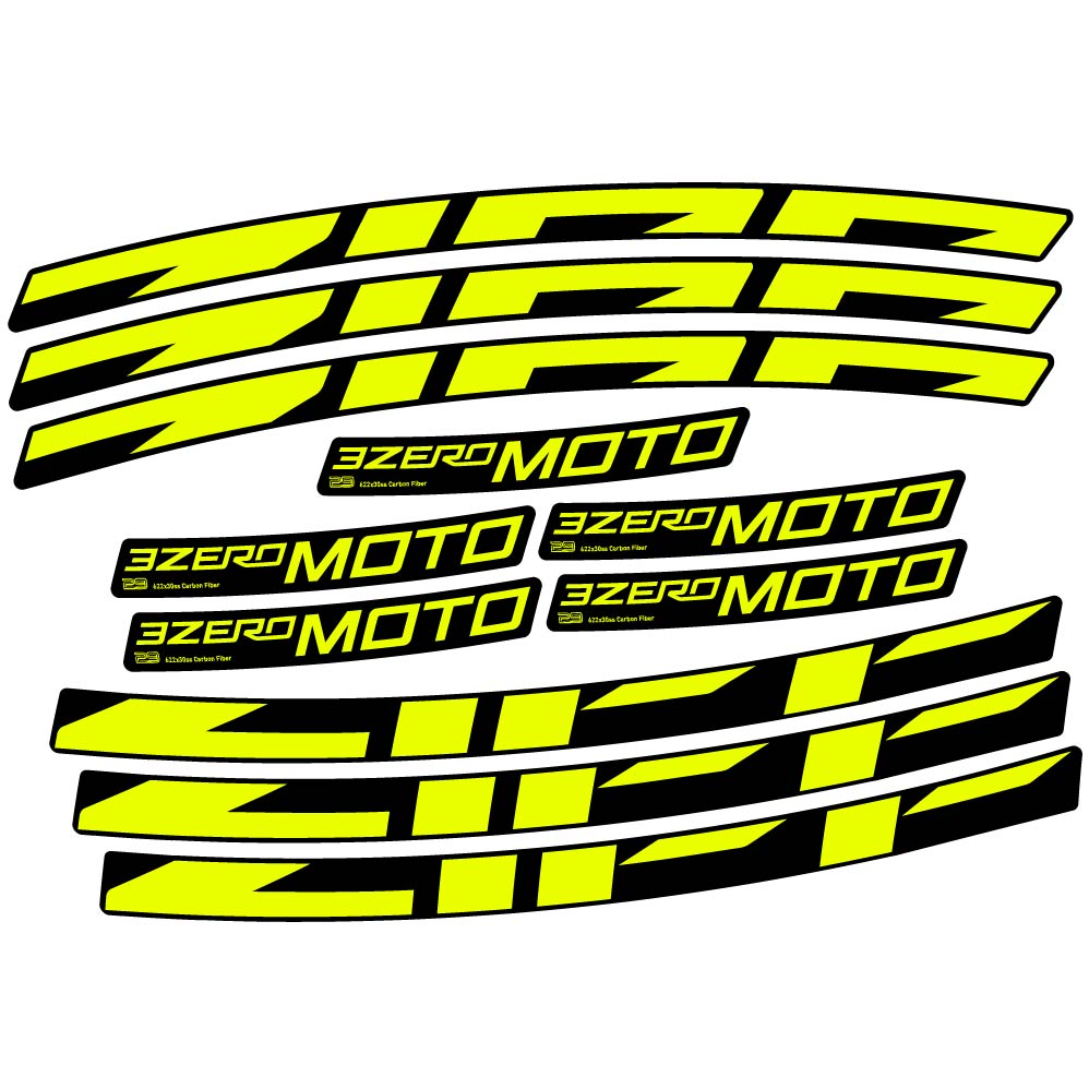 Adesivi Cerchi MTB Zipp 3Zero Moto 29" in vinile