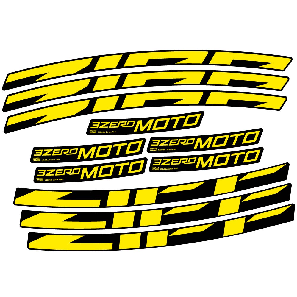 Adesivi Cerchi MTB Zipp 3Zero Moto in vinile
