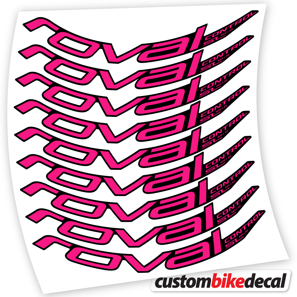 Adesivi Cerchi MTB Roval Control SL 2020 Bikes MTB 29 in vinile - Fucsia
