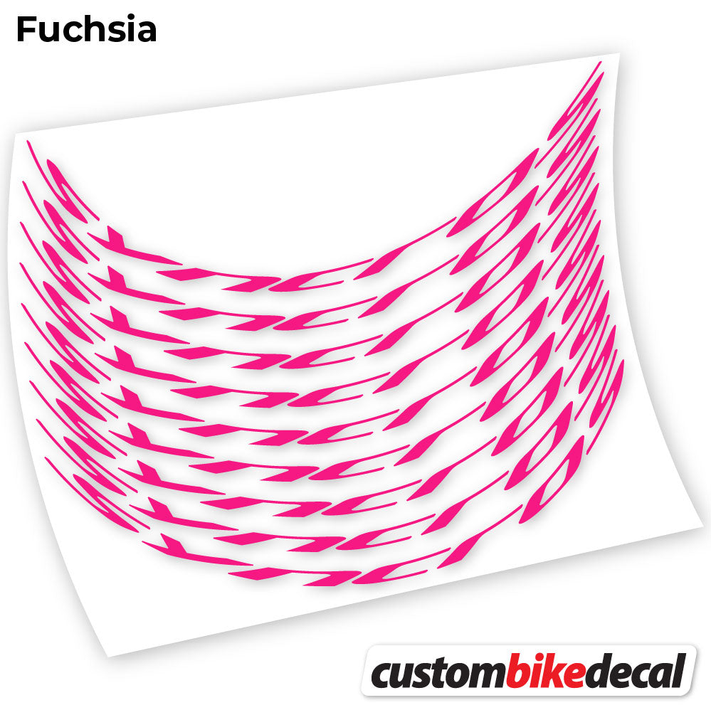 Adesivi Cerchi MTB Syncross in vinile - Fucsia