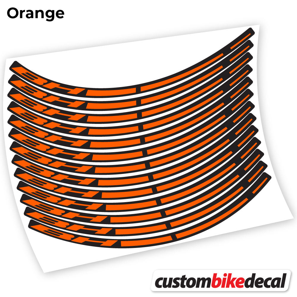 Adesivi Cerchi MTB BH in vinile - Arancione