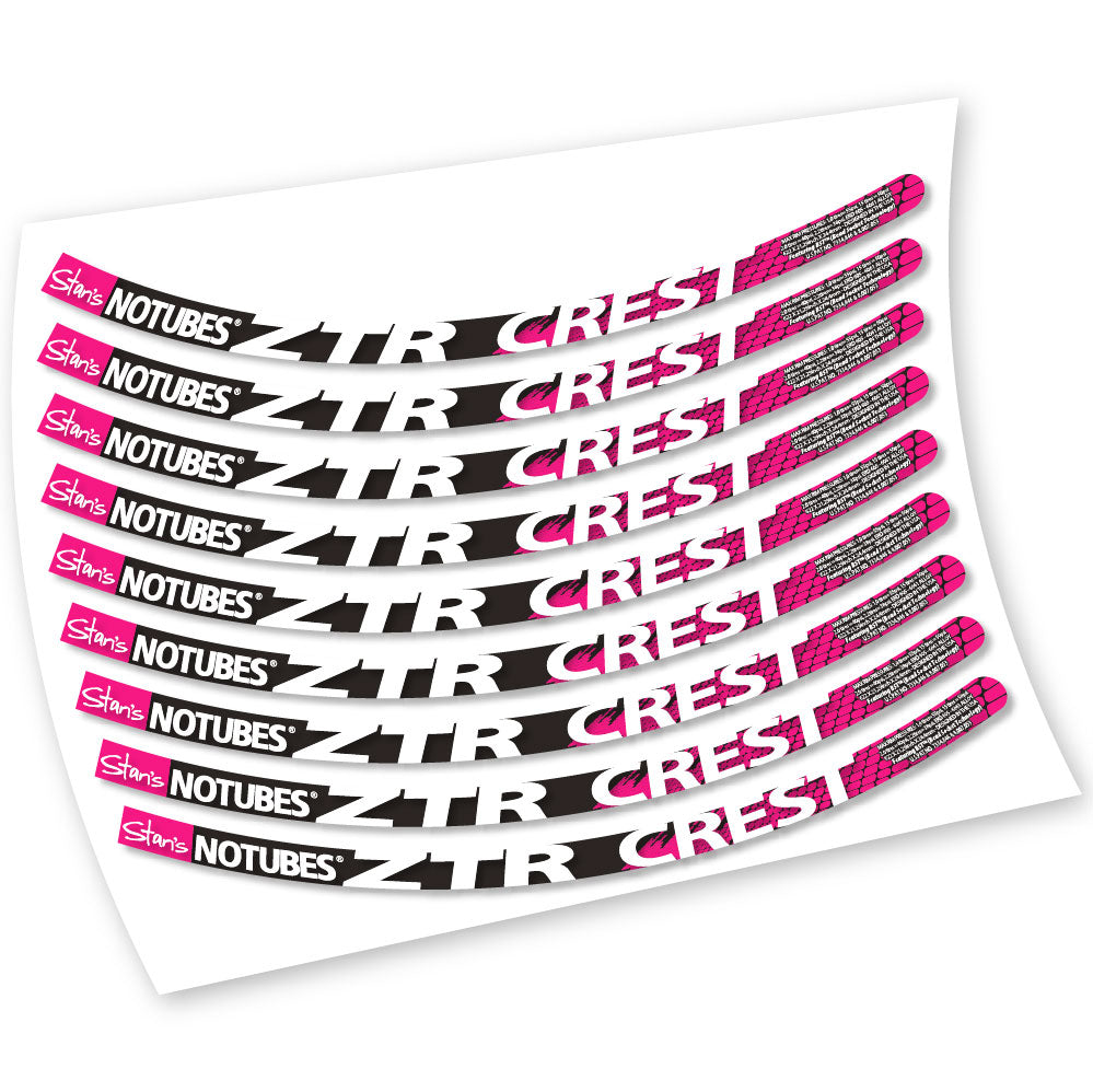 Adesivi Cerchi MTB Notubes ZTR Crest 26 in vinile