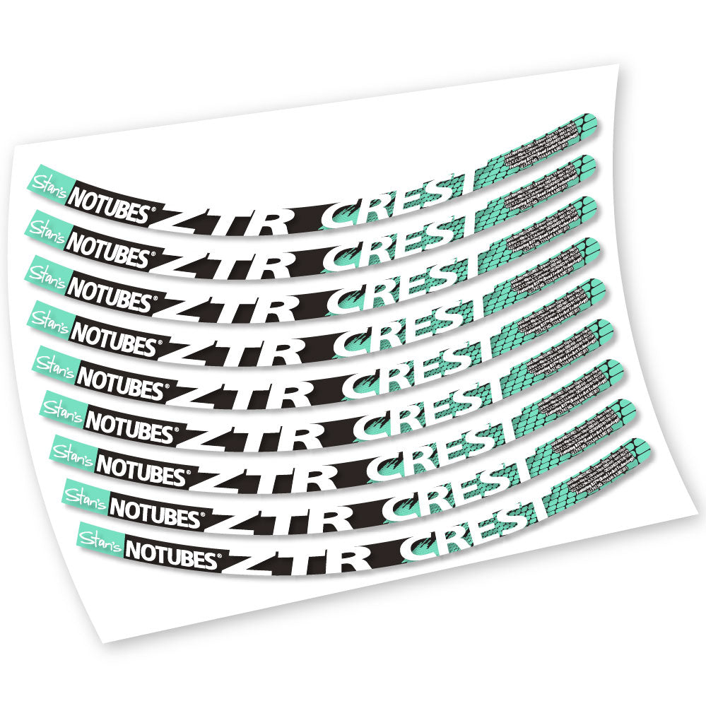 Adesivi Cerchi MTB Notubes ZTR Crest 26 in vinile
