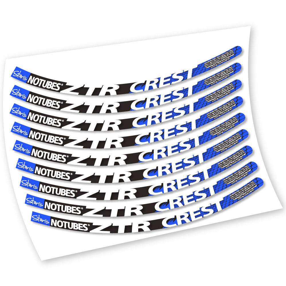 Adesivi Cerchi MTB Notubes ZTR Crest 26 in vinile