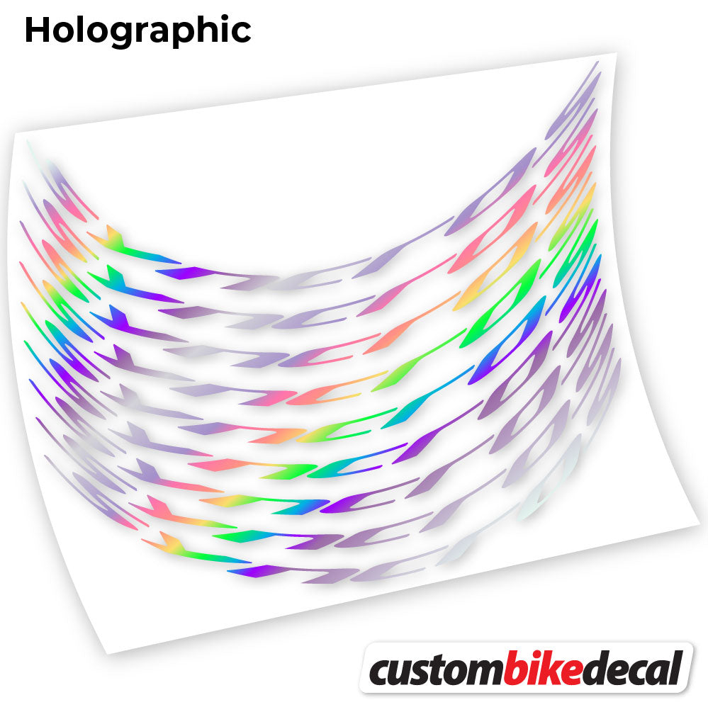 Adesivi Cerchi MTB Syncross in vinile - Olografico