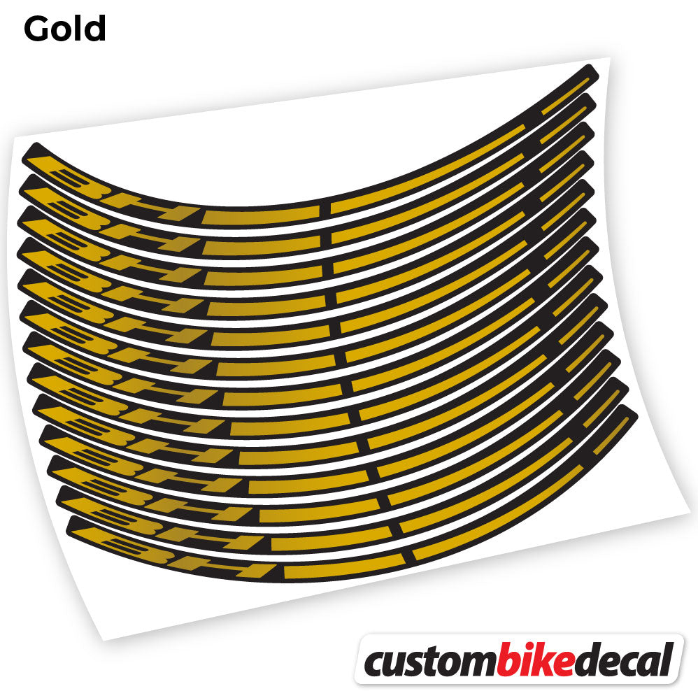 Adesivi Cerchi MTB BH in vinile - Oro