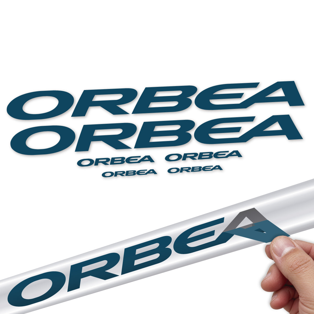 Adesivi Telaio Orbea Avant 2022-2027 in vinile - Blu Lago Scuro