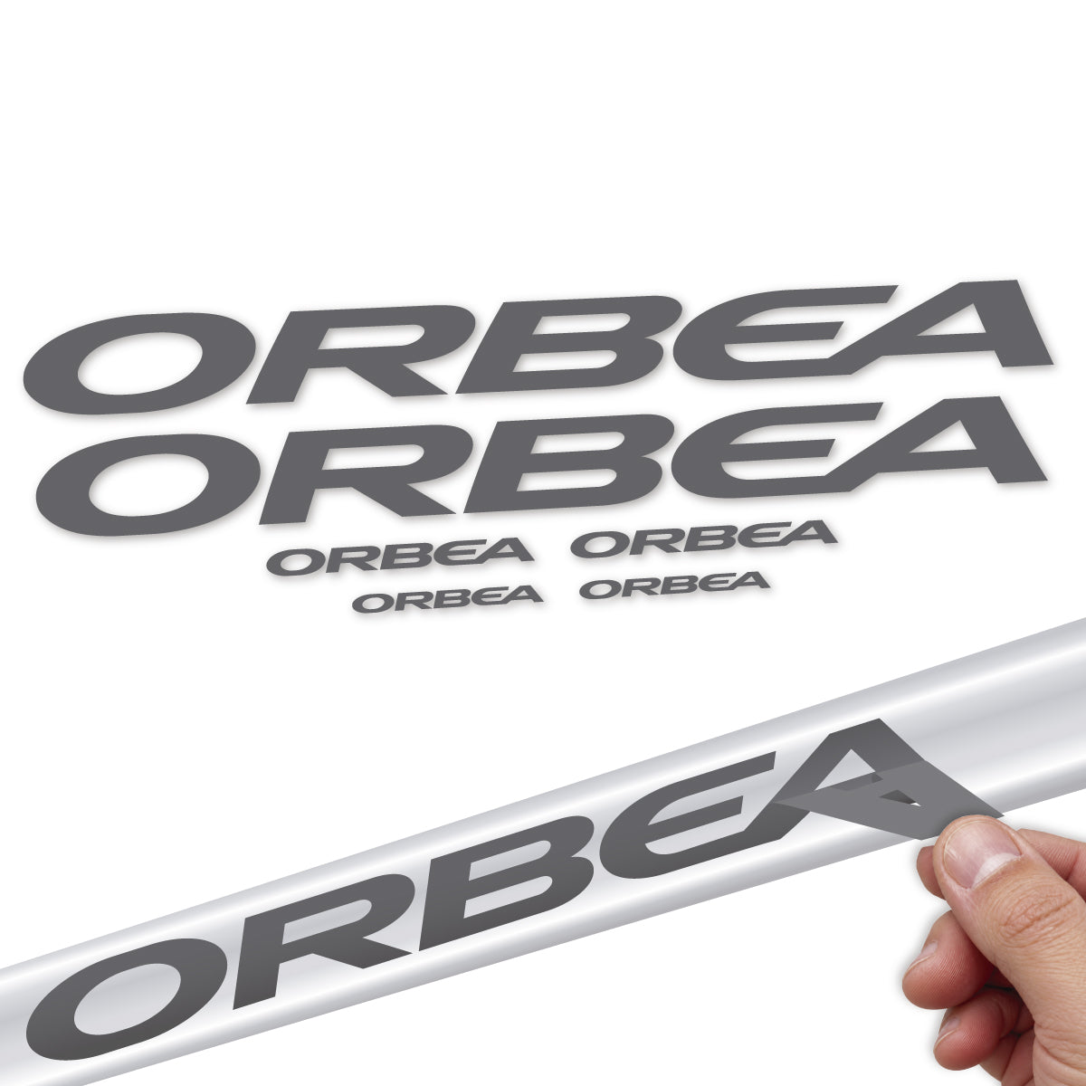 Adesivi Telaio Orbea Avant 2022-2027 in vinile - Grigio Mistico