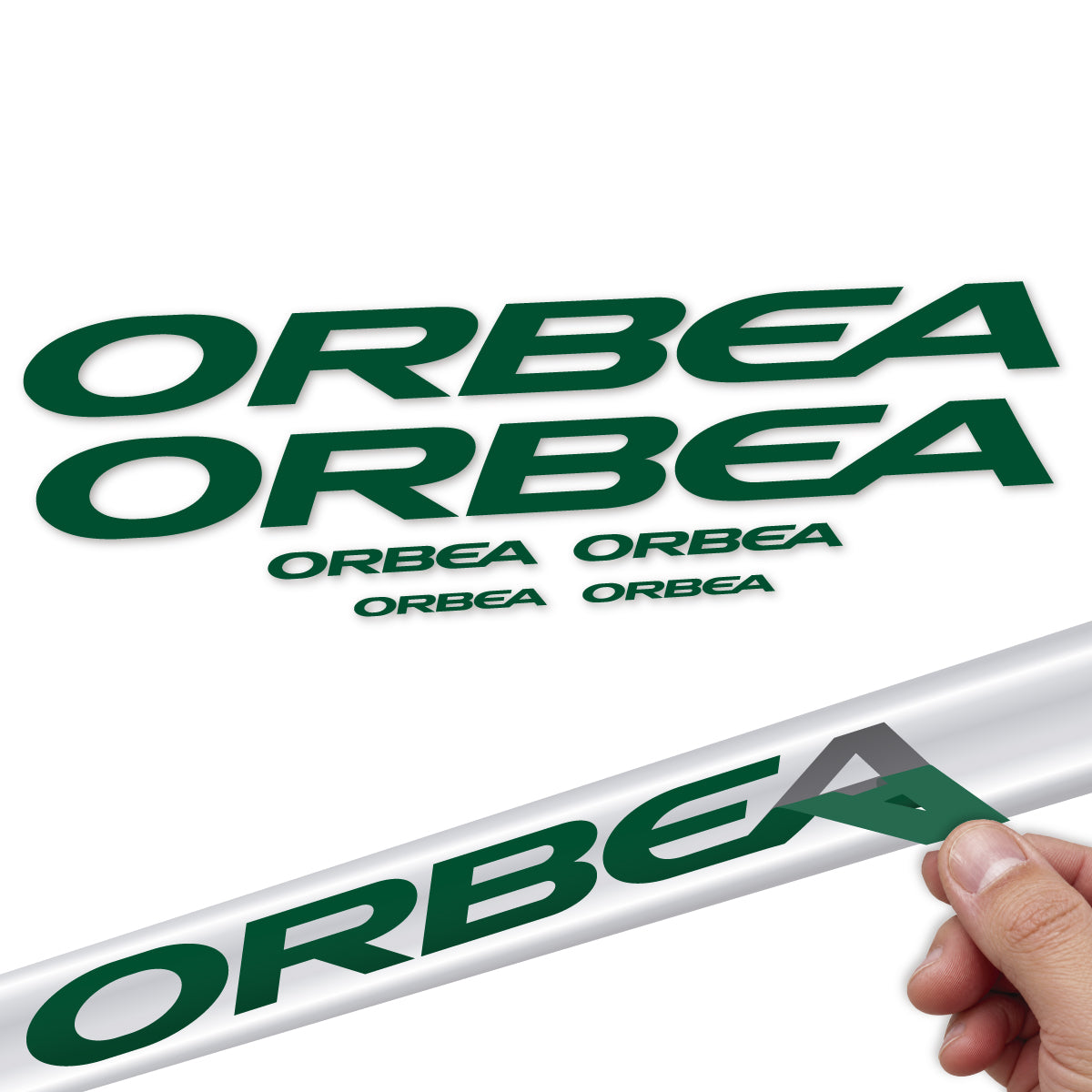 Adesivi Telaio Orbea Denna 2022-2027 in vinile - Verde Scuro